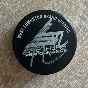 Signed Paul Bissonette Hockey Puck